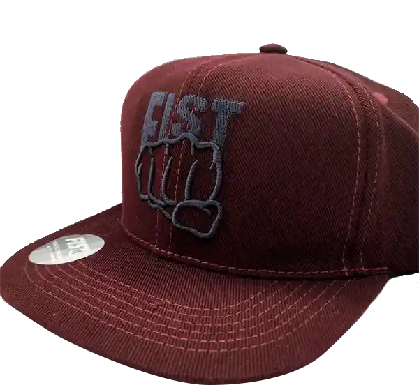 Red Letters Cap Gris