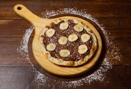 Pizza Nutella y Banano