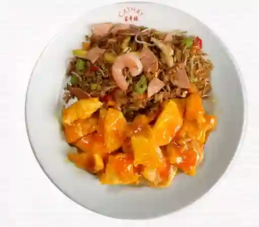 Personal Chow Fan Pollo a la Naranja