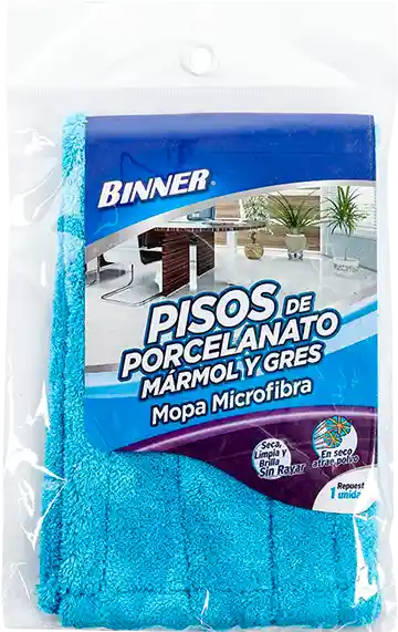Repuesto Mopa Binner Para Pisos de porcelanato