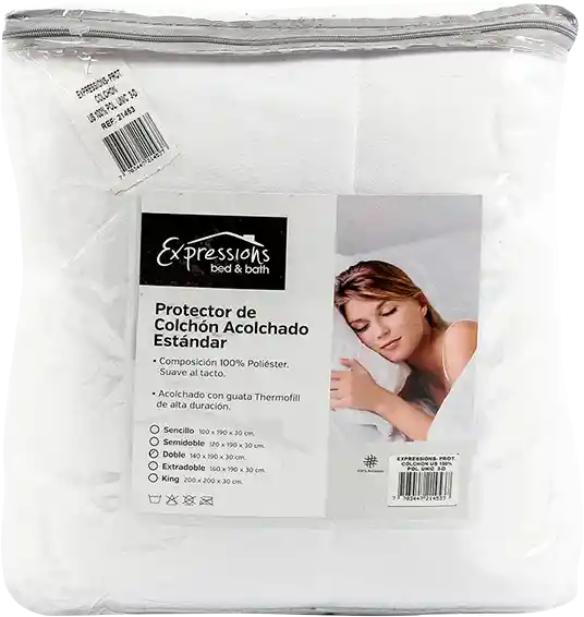 Home Protector Expressions Para Colchón Doble Microfibra