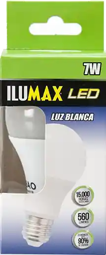 Ilumax Bombillo Led 7W Luz Blanca