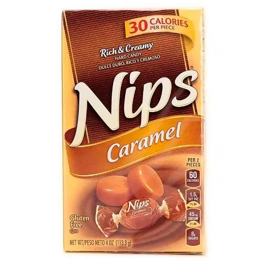 Nips Caramelo Caramel Caja X 113