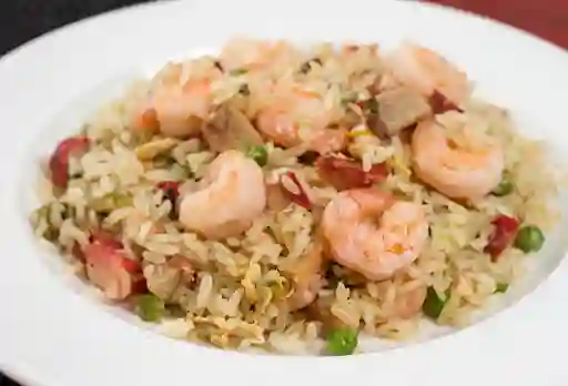 Arroz Frito con Camarones