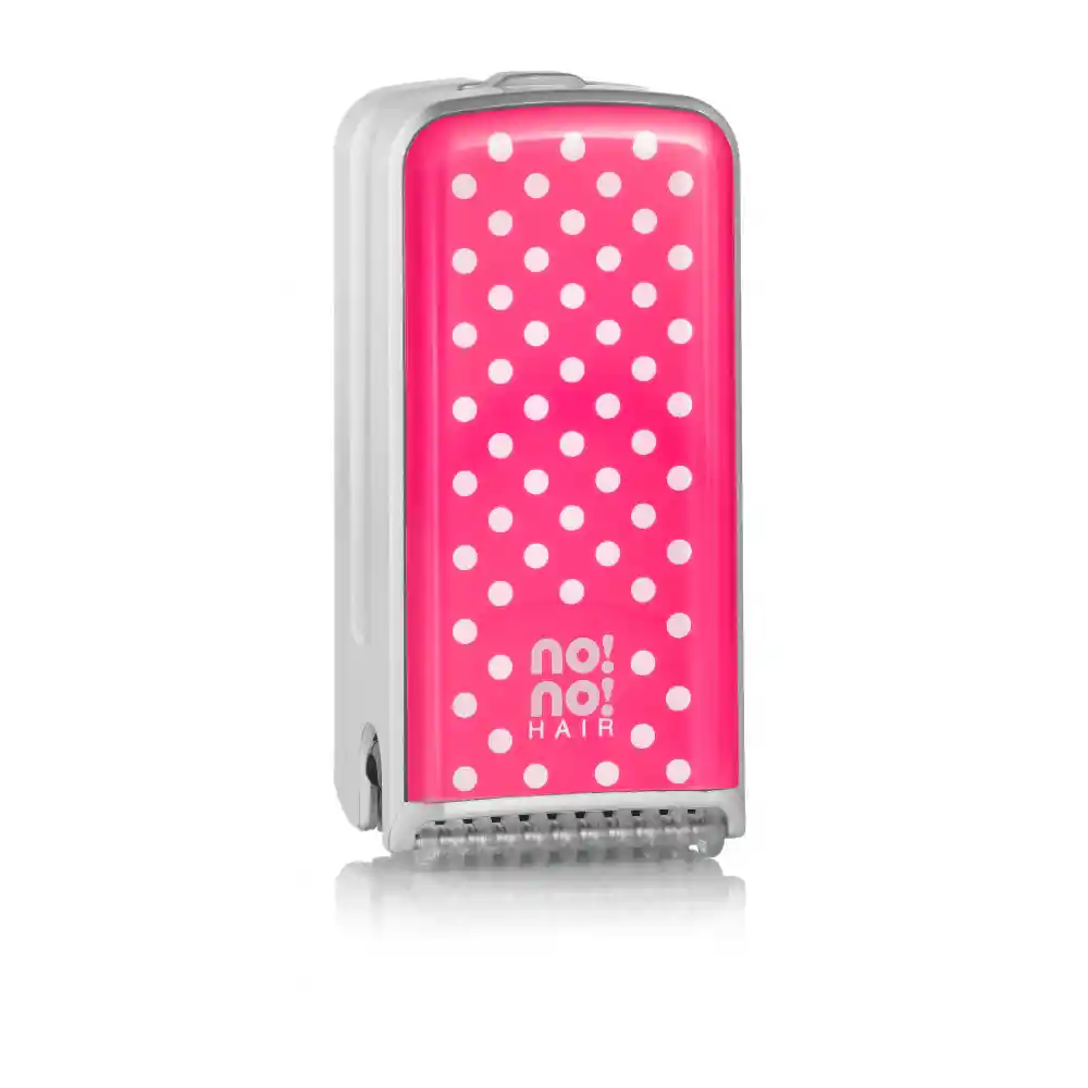 Depiladora nono hair lite rosa con puntos