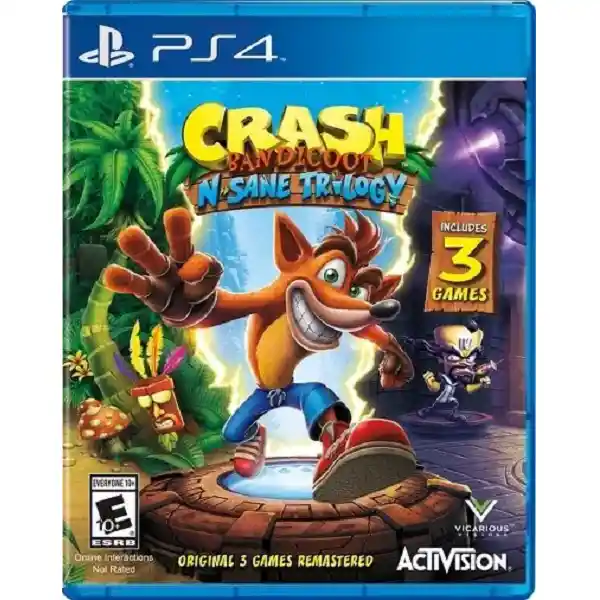 Playstation 4 Crash Ps4 Bandicoot Sane Trilogy Juego 4