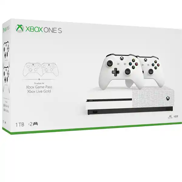 Xbox One S 1TB Con 2 Controles