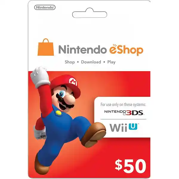 Nintendo Switch Eshop 50 Usd Membresia Digital Cuenta Americana