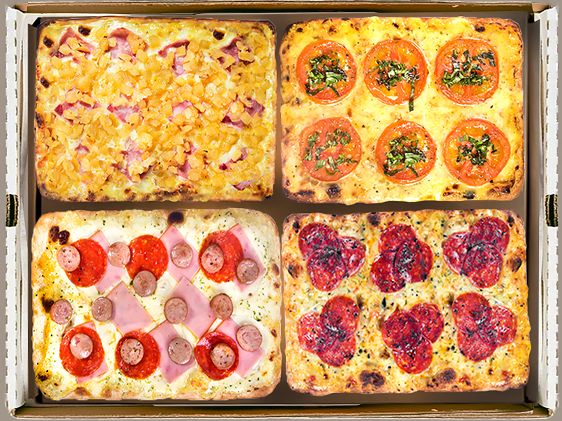 24 Porciones de Pizza Elección