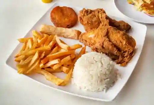 Bandeja con Pollo