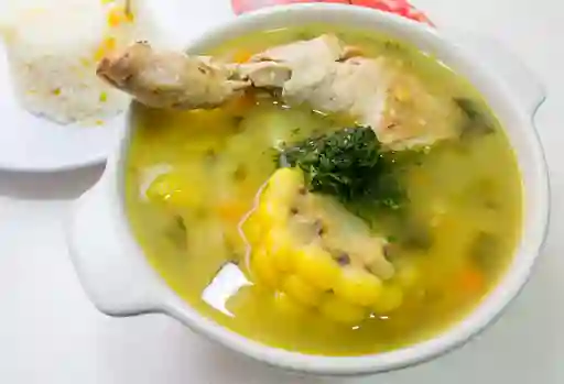 Sopa de Ajiaco con Pollo