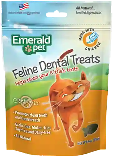 Emerald Pet Cat Snack Dental Pollo X85 Gr