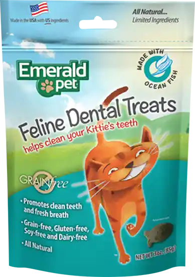 Emerald Pet Cat Snack Dental Pescado Oceanico X85 Gr
