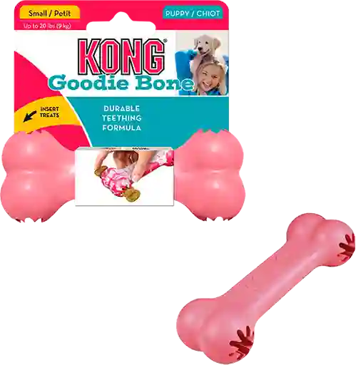 Kong Perro Caucho Puppy Hueso Small