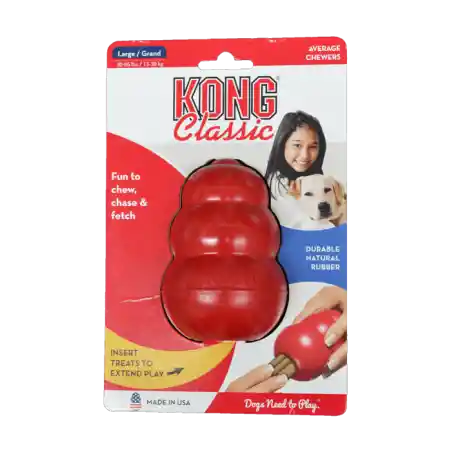 Kong Perro Caucho Classic Portapasabocas Large