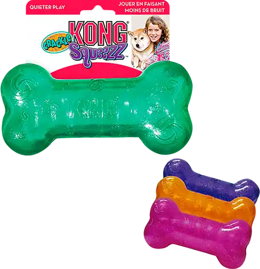 Kong Perro Crackle Hueso Medium