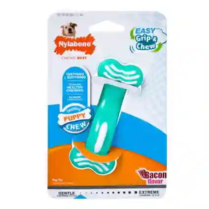 Nylabone Puppy Chew Hueso Bent Tocino