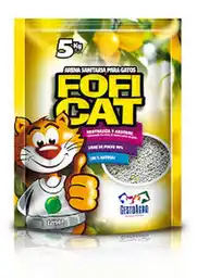 Fofi Cat Arena Sanitaria Amarilla Aroma Limon X5Kl