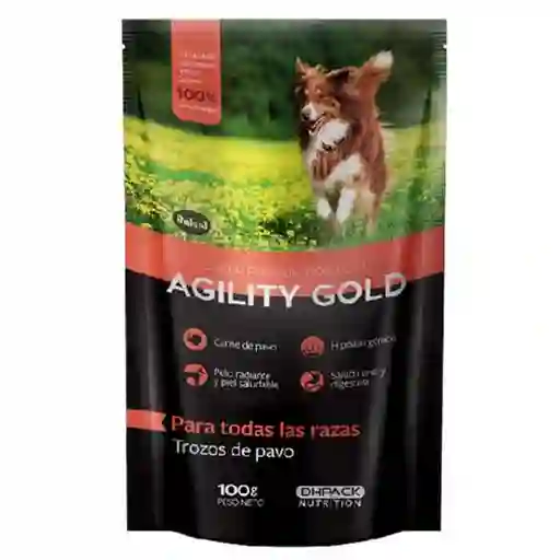 Agility Gold Pouch Pavo X100 Gr