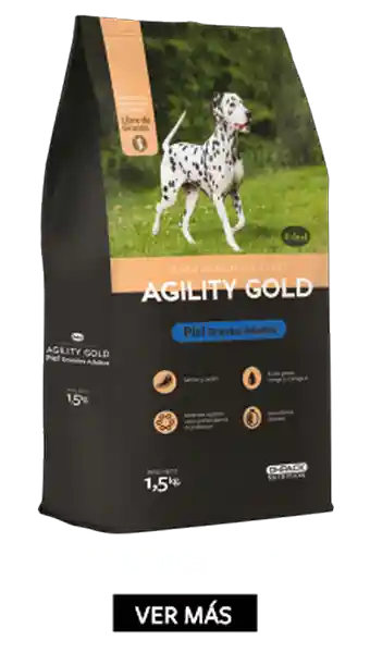 Agility Gold Grandes Adultos Piel X8Kl157339