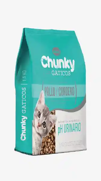 Chunky Gatitos Pollo 1.5Kl 157036