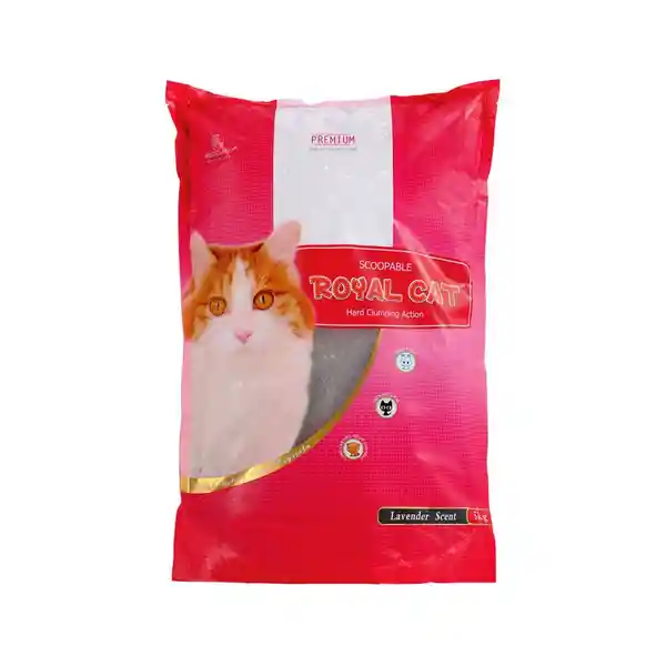 Royal Cat Arena Scoopable Bolsa X10Kl Rojo Lavanda