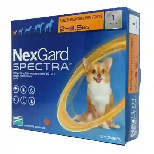 Nexgard Spectra Xs 1 Chewab X 10 (2-3.5Kg)