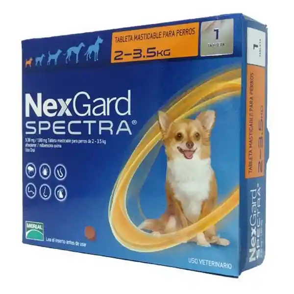 Nexgard Spectra Xs 1 Chewab X 10 (2-3.5Kg)