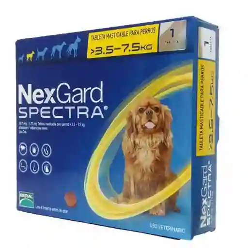 Nexgard Spectra S 1 Chewab X 10 (3.5-7.5Kg)
