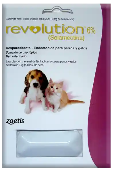 Revolution Rosado Hata 2.6Kl Perros Y Gatos