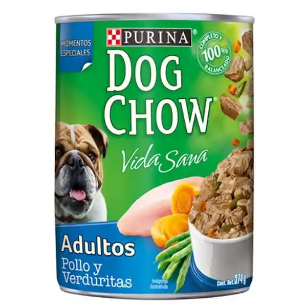 Dog Chow Lata Trozos De Pollo X368 Gr 78426