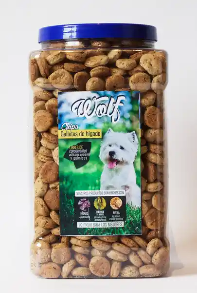 Wolf Chips De Higado Bombonera X2500 Gr