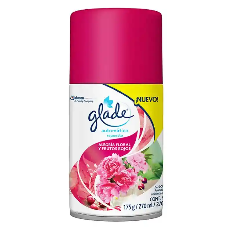 Glade Ambientador Automático Floral Frutos Rojos