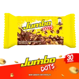 Jumbo Dots Maní Cubierto con Chocolate