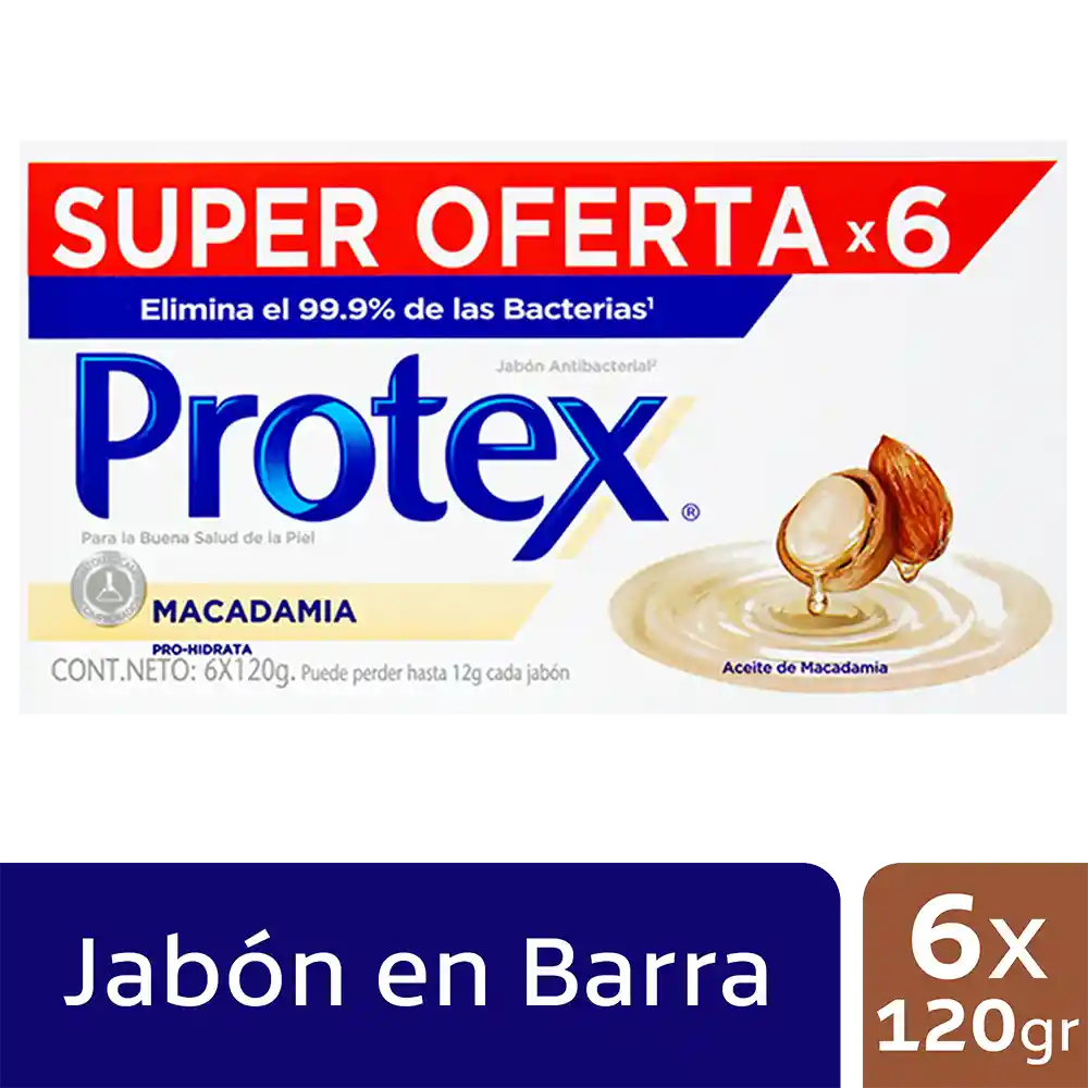 Protex Jab Macadamia 6X120Gr