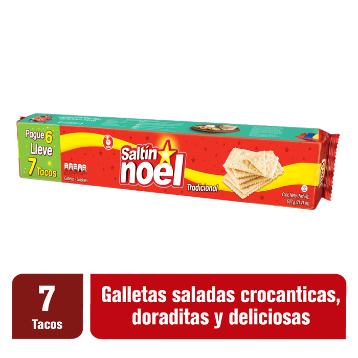 Saltin Noel Galletas Saladas 607 g
