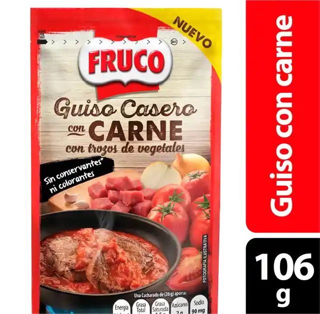 Fruco Guiso Casero con Carne con Trozos de Vegetales