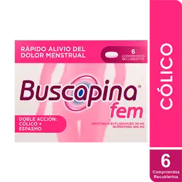 Buscapina Fem 20 mg/400 mg Comprimidos Recubiertos