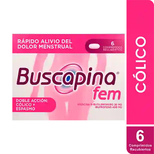 Buscapina Fem 20 mg/400 mg Comprimidos Recubiertos