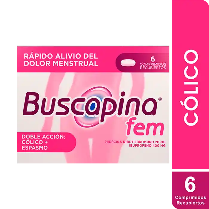 Buscapina Fem 20 mg/400 mg Comprimidos Recubiertos