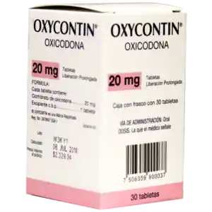 Mundipharma Tabletas Oxicodona (20Mg)