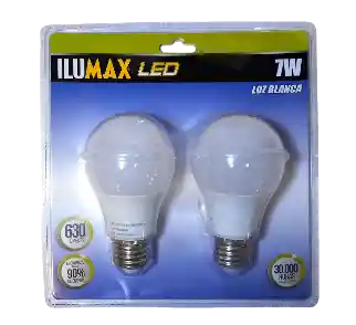 Ilumax Set Bombillo Luz Blanca 7W E27