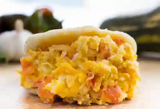 Arepa Mixed Eggs