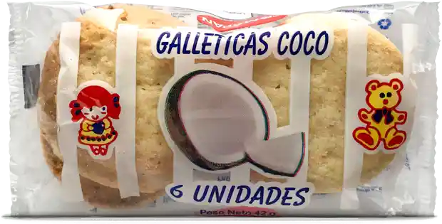 Comapan Galleticas De Coco x 6 Unidades