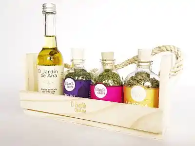 Kit hierbas y aceite de oliva