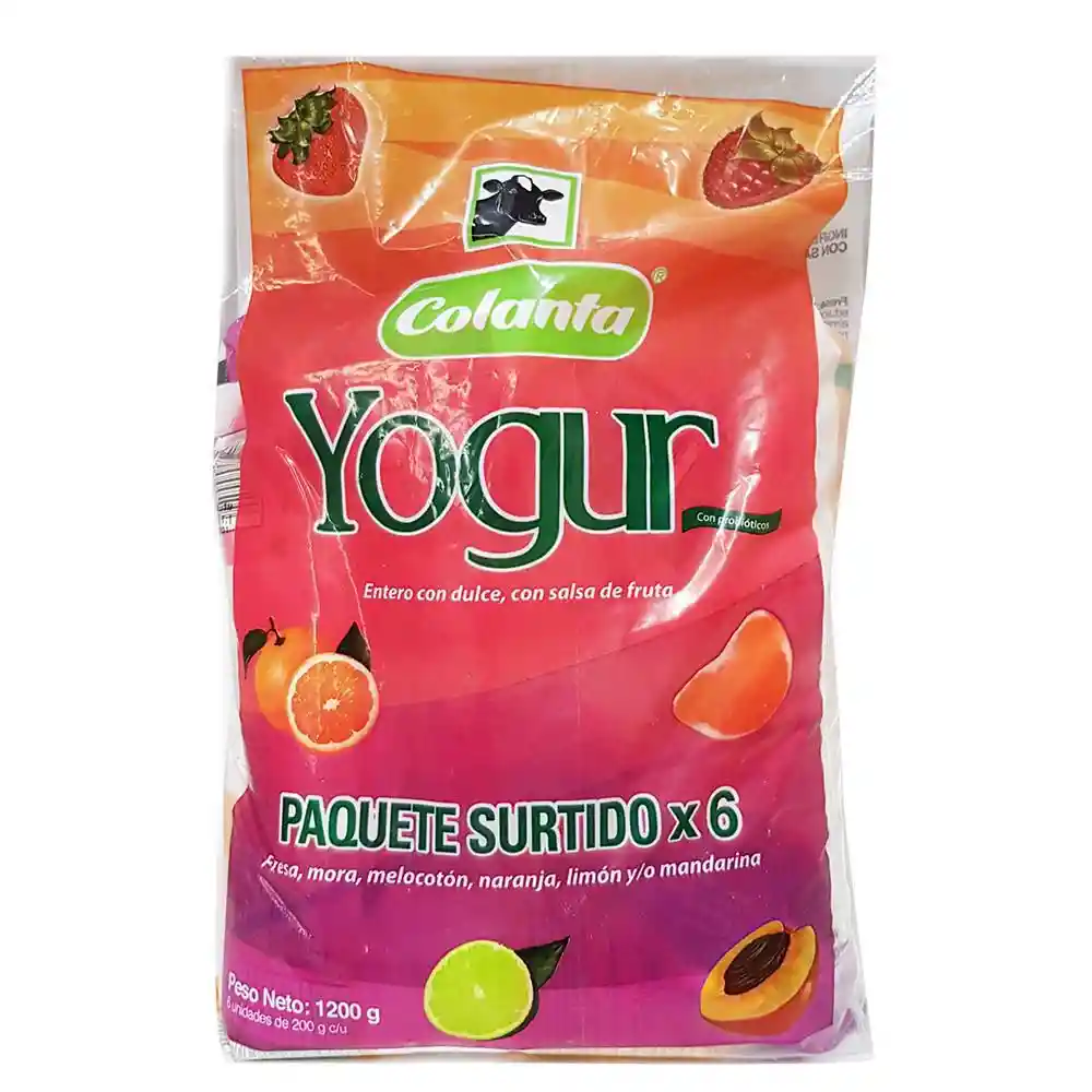 Colanta yogurt surtido