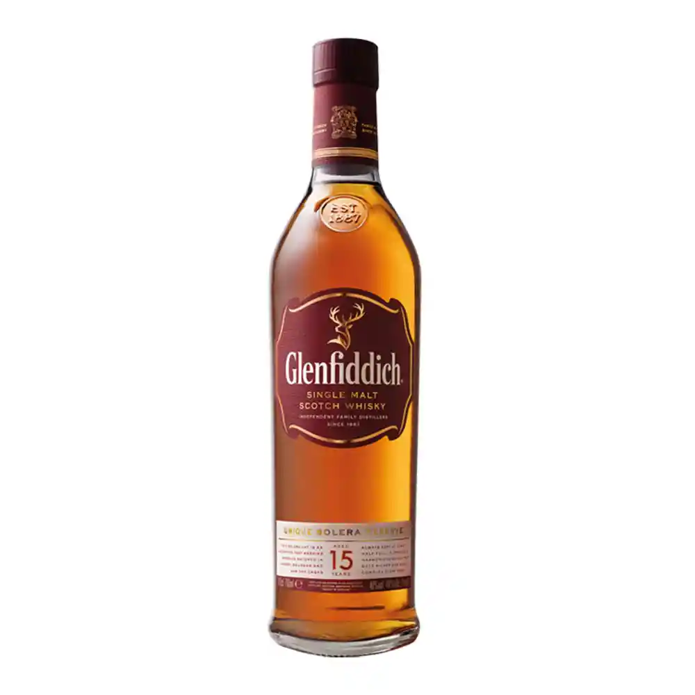 Glenfiddich Whisky 15 Años X 750 Ml