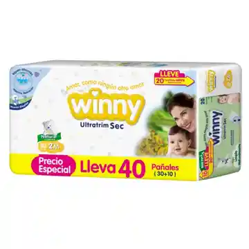 Winny Pañal Sec Etapa 2 X 30U + 10U + 20 Toallas