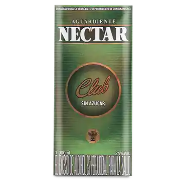 Nectar Aguardiente Club Cj 1000Ml