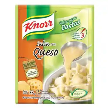 Knorr Mezcla Preparada Salsa Queso X 33 G